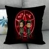 Custom Supernatural Pillowcase Wedding Decorative Cotton Linen Pillow Case For Home Pillow Cover 45X45(One Sides)