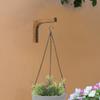 1 pièce Style Nordique Perles en Bois Double Couche Planche de Rangement Accroche-vêtement Décoration Plantes d'Intérieur Accroche Murale
