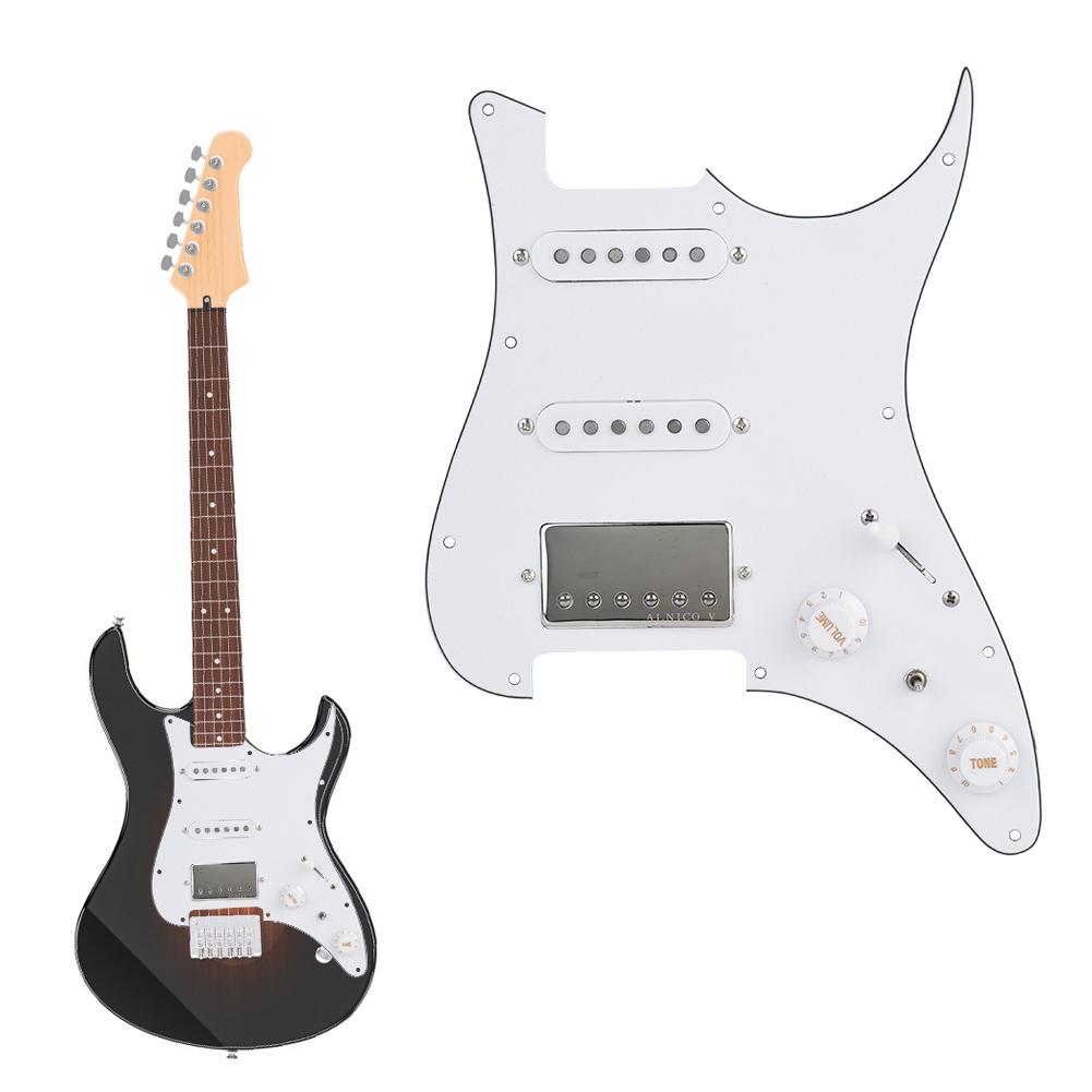 SSH Loaded Prewired Double Coil Pickups Pickguard Electric Guitar Instrument Accessories