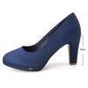 A Simple Matte Velvet Light-Mouth Spring And Autumn Shoes, Single Shoes, Waterproof Table, Fine High Heels, Professional Women'S Shoes, Black.