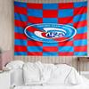 Racing Club Strasbourg Crest Tapestry, Unique Design Tapestry, Suitable for Bedroom,Livingroom, Playroom,Heartwarming Fan Holiday Gifts