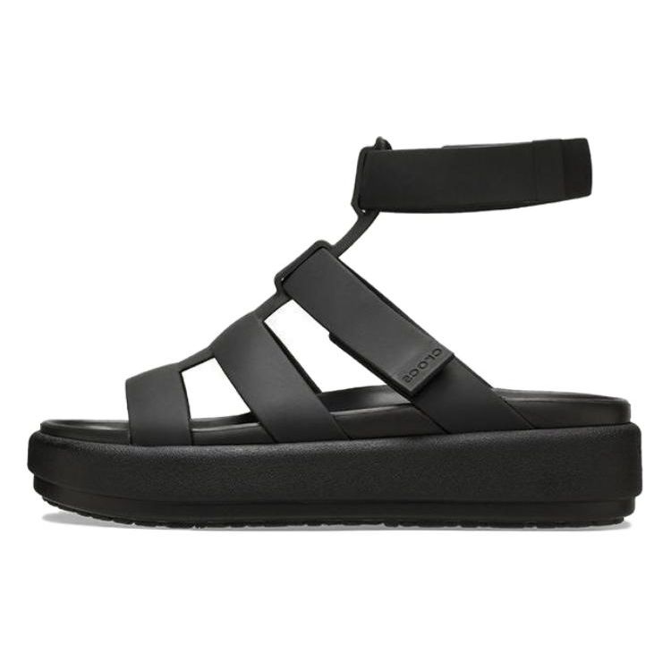 Crocs Comfortable Casual Roman Sandals Women Sandals Black 209557-060