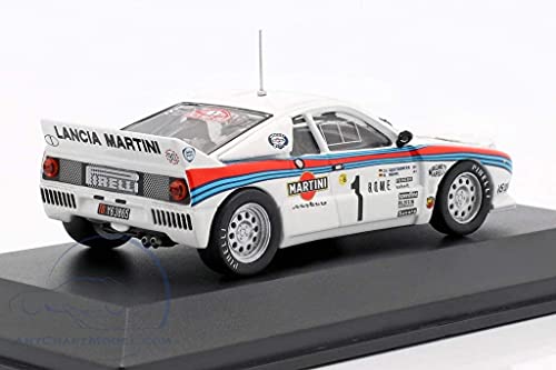 CMR Diecast Car 1/43 Scale Lancia Monte Carlo Rally LANCIA 037 Martini Rally Monte Carlo 1983 Winner N1 Walter Rohrl - Christian Geistdorfer [Parallel