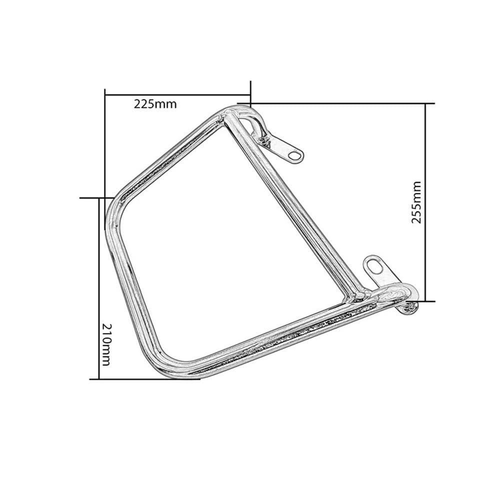 Luggage Shelf Mount Motorcycle Saddlebag Rail Bracket Saddlebag Luggage Shelf Rear Case Carrier Side