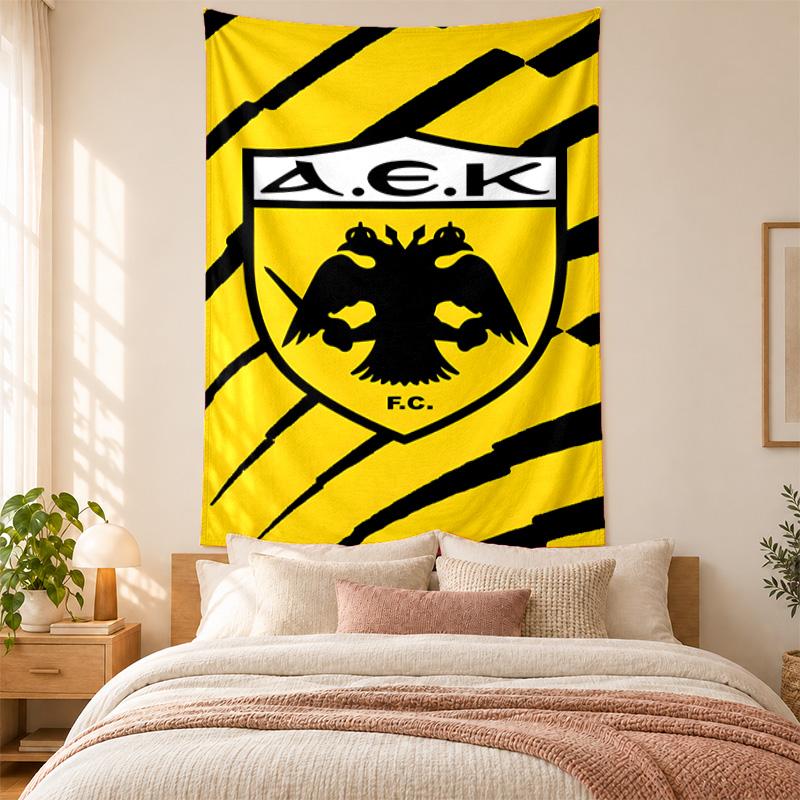 AEK Athens Tapestry highquality for decorating living room bedroom dorm walls ideal as bedroom wallart orholiday gift