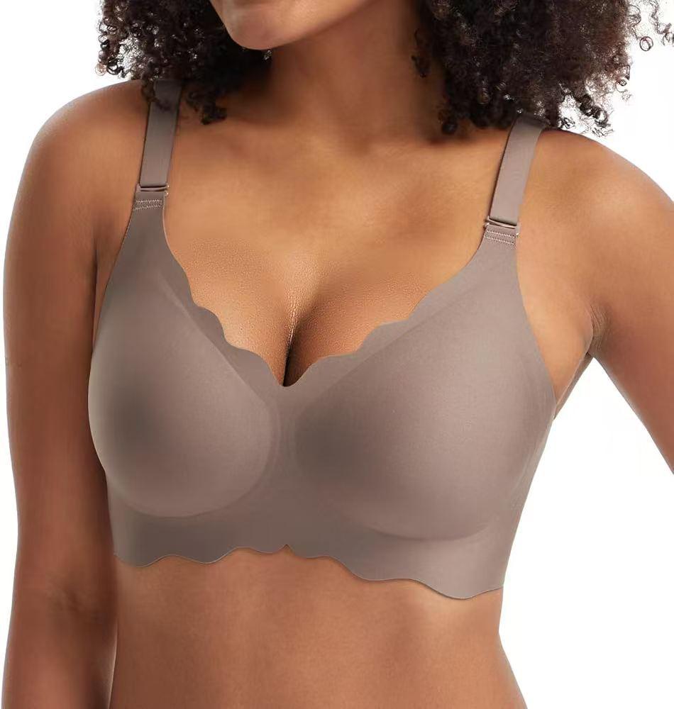 Seamless Wire-Free Bra in European & American Sizes - Women's English Label