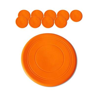 BS UP Artykuły szkoleniowe dla psów Frisbee Frisbee, 05 Pomarańczowe Frisbee, 10 sztuk