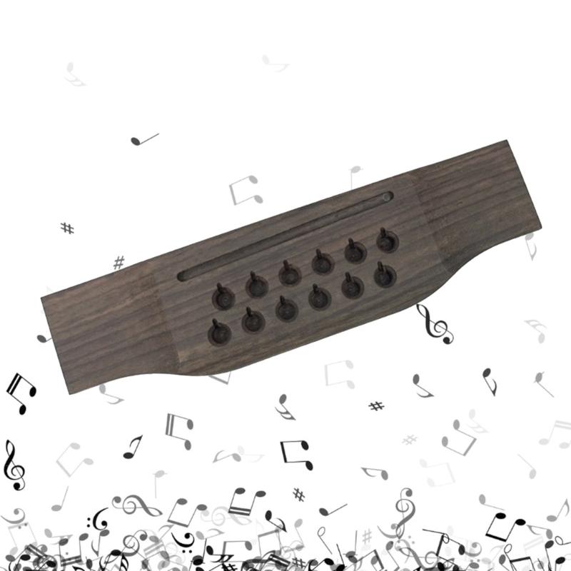 Guitar Bridge Nut and Saddle 12 String Guitar Bridge Pins Replacement Parts