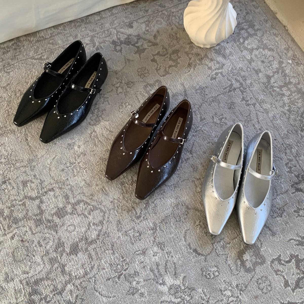 

2025 spring new round head with soft sole Doudou pregnant women open spring short thick heel commuting work women s single shoes 39 кофейный