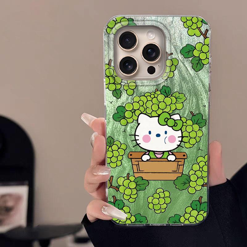 Case For IPhone 16 16 Pro Max 5G Phone Cover Cartoon Cat Panda Pattern Popular Fashion Protective Silicone Bumper For IPhone 16