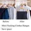 5/15Pcs Antislip Household Home & Living Clothes Hanger Storage Rack Hanger Holder Closet Organizer