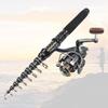 Ultra-compact High Carbon Sea Fishing Rod, 28-Tone, Telescopic & Ultra-Hard for Freshwater & Saltwater, Includes Reel for Long Casting.