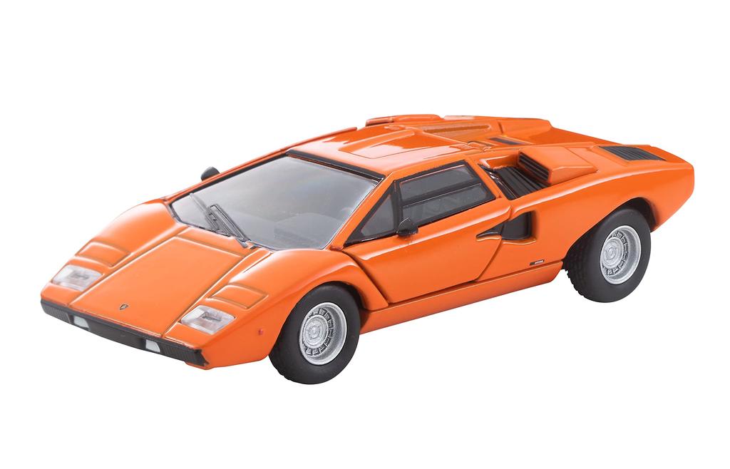 Tomytec Tomica Limited Vintage Neo Lamborghini Countach LP400 Orange Finished Model 1/64 LV-N