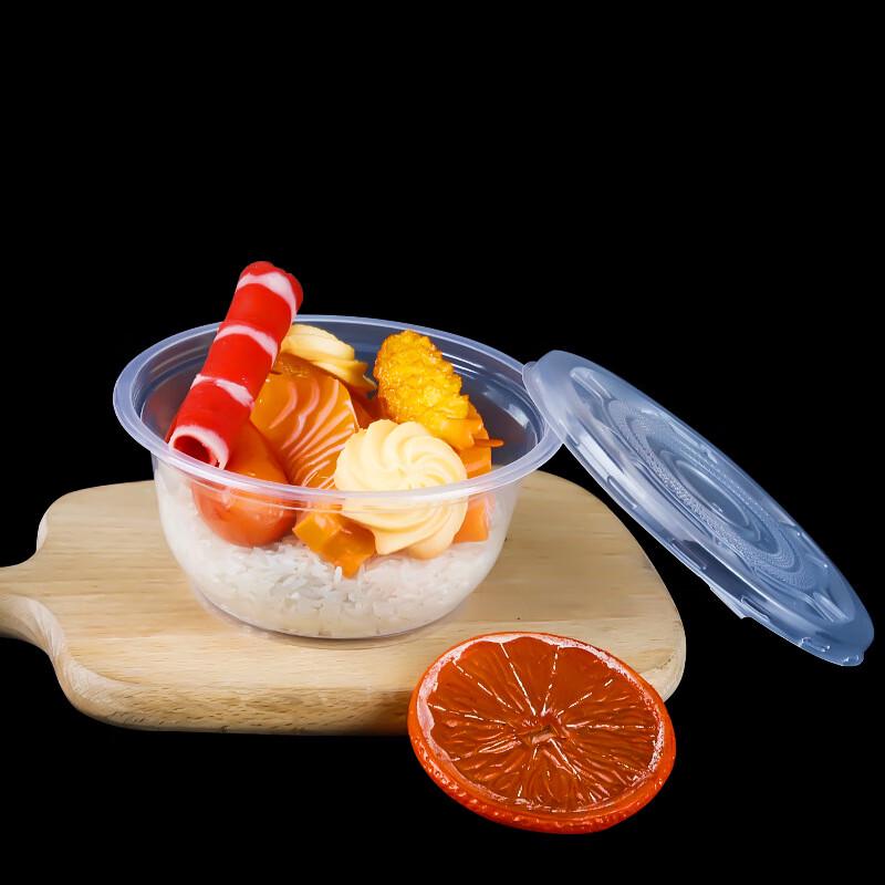 Changbaosen Disposable Round Plastic Bowl with Lid