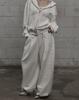 Kakipointeu Steel Stud Sweat Pants (White)