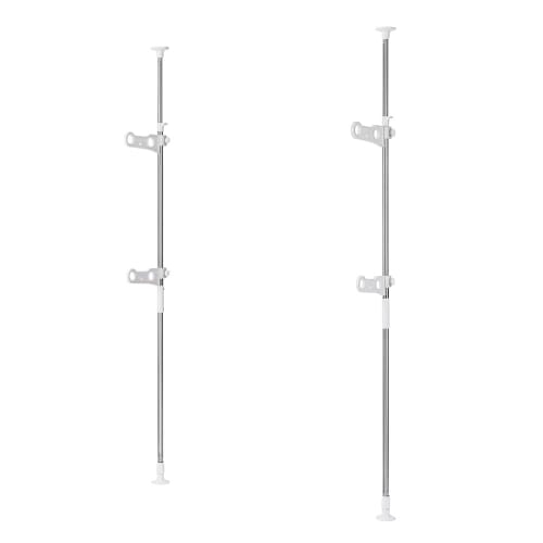 Iris Ohyama SVI-275NR Stainless Steel Tension Clothes Dryer for Balcony Use, Height 210-275cm