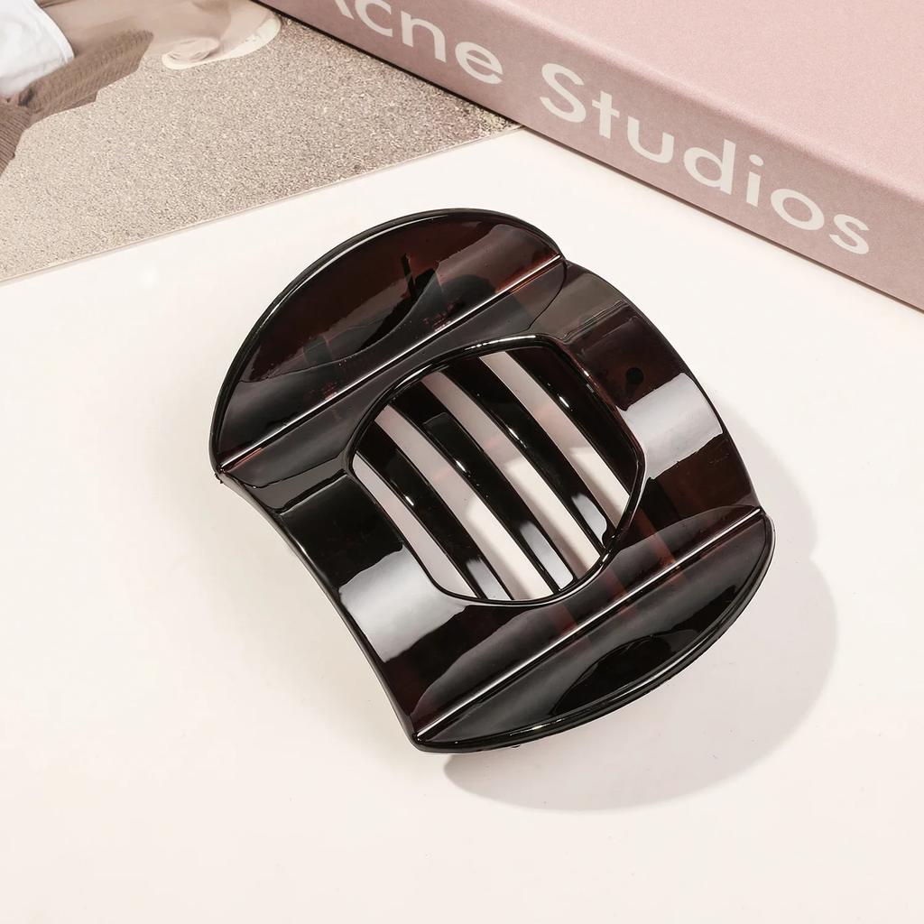 Nouvelles grandes et petites pinces à cheveux en PC pour femmes, accessoires pour cheveux antidérapants, épingles à cheveux vintage en forme d'arc en forme de griffe de canard, barrettes pour filles