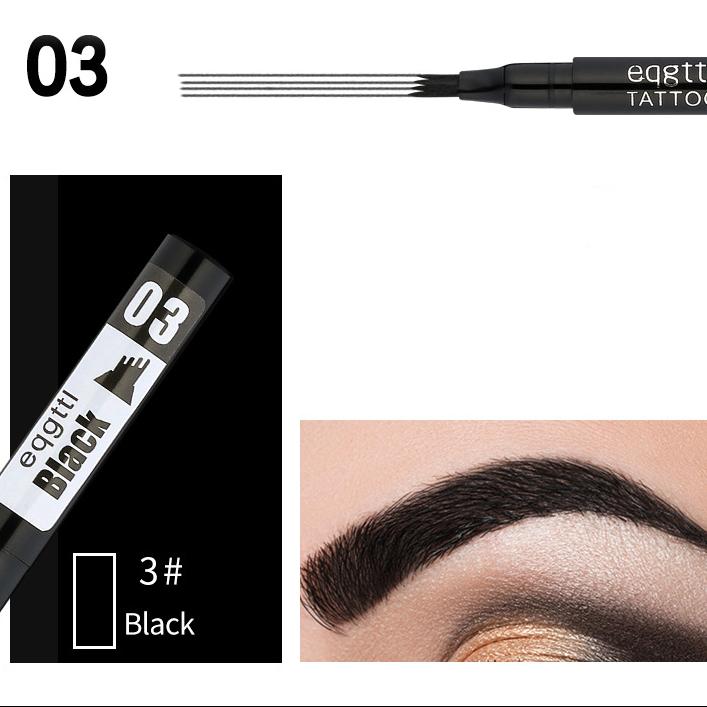 Eyebrow Pencil Natural Waterproof Four Claw for Eyebrow Makeup Four Colors Eyebrow Pencil Cosmetics