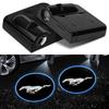 LED Car Door Welcome Lights Laser Projector Wireless Car HD Courtesy Lamp For Ford Mustang line Fiesta Escape Kuga Ecosport Ranger EXplorer stickers