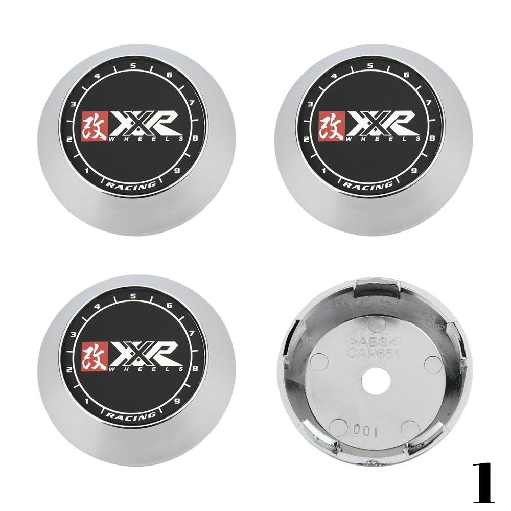 AAYH1 SET VON 4 XXR Felgendeckel 56mm/57mm/58mm/59mm/60mm/61mm/62mm/63mm/64mm/72mm Sportfelgendeckel SSR Emblem Radkappe Nabenkappe