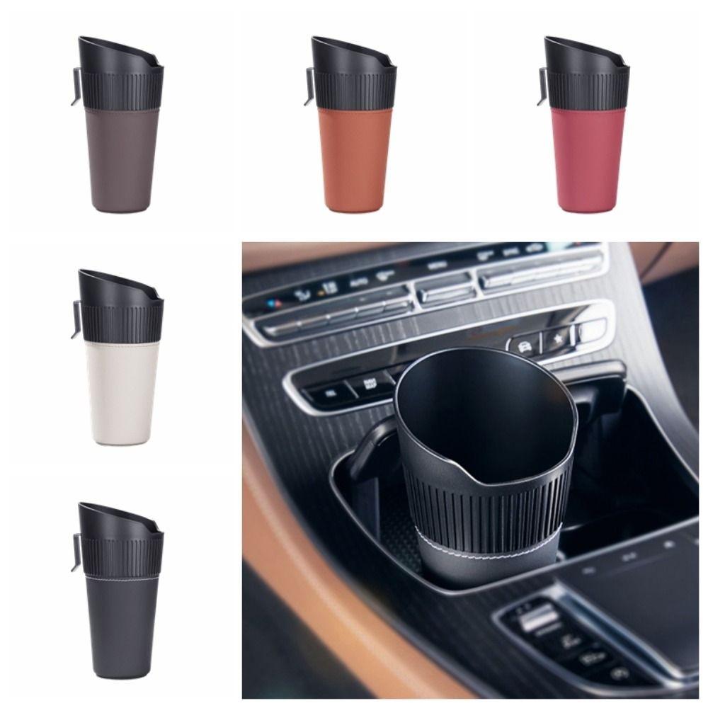 Multifunctional Cup Holder Washable Vehicle Dustbin Waste Bin Waterproof Car Trash Can  Auto Parts