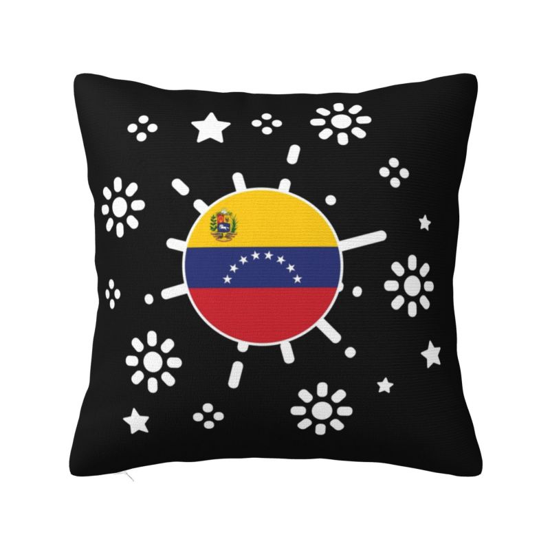 Venezuela Flag Ink Splatter Cushion Covers Bolivarian Republic of Venezuela Soft Luxury Pillow Case Home Decor