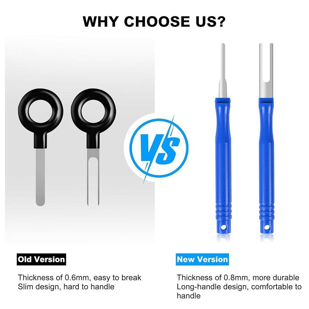 30Pcs/set Handheld Wire Terminal Removal Tool Reusable Pin Connector Removal Tool Automotive Repair