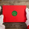 Golden Foil Christmas Stickers - Merry,Bright Holiday Designs with Santa,Snowmen,and Festive Elements for Christmas Decorations