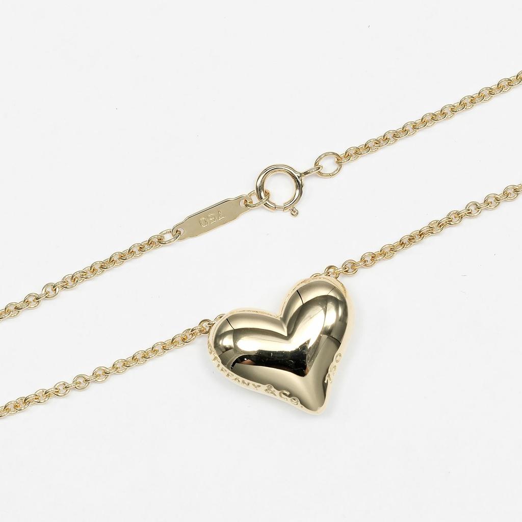 TIFFANY&Co. Pintide Heart Necklace K18 yellow gold 8.1g Women Used