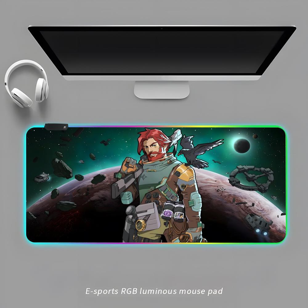 

Rimworld Mouse Pad RGB Gaming Mouse Pad Desk Mat HD Gamer Large LED Light XXL MousePads RGB600x300x3mm
