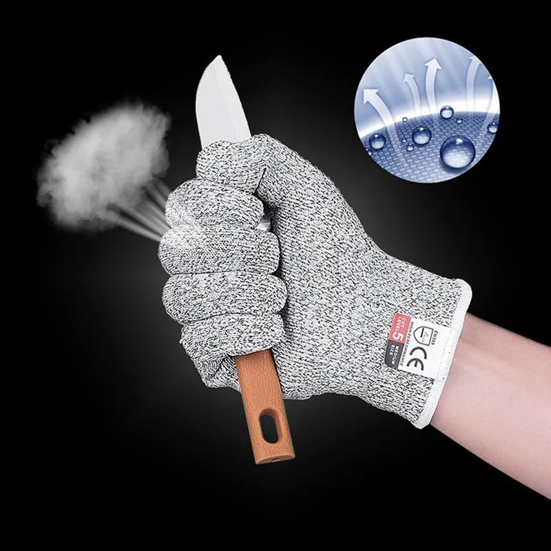 Anti-cut Gloves Safety Cutting Proof Resistant Stab Protective Stainless Steel Wire Metal Mesh Butcher for Kitchen Work Glove