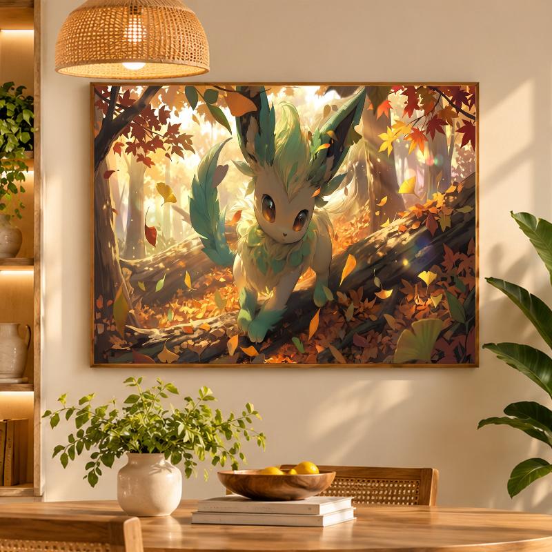 5D Diamond Painting Leafeon DIY Full Drill Diamond Art Kit Home Decoration