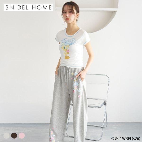 SNIDEL HOME Tweety Sweat Long Pants Room Wear Pajamas SNIDEL HOME
