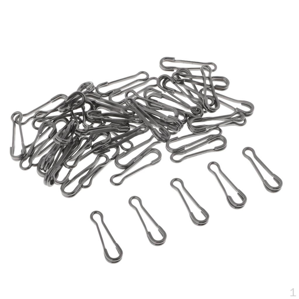 

50pcs Carp Fishing Snaps Clips Links mm / 0.94 inch