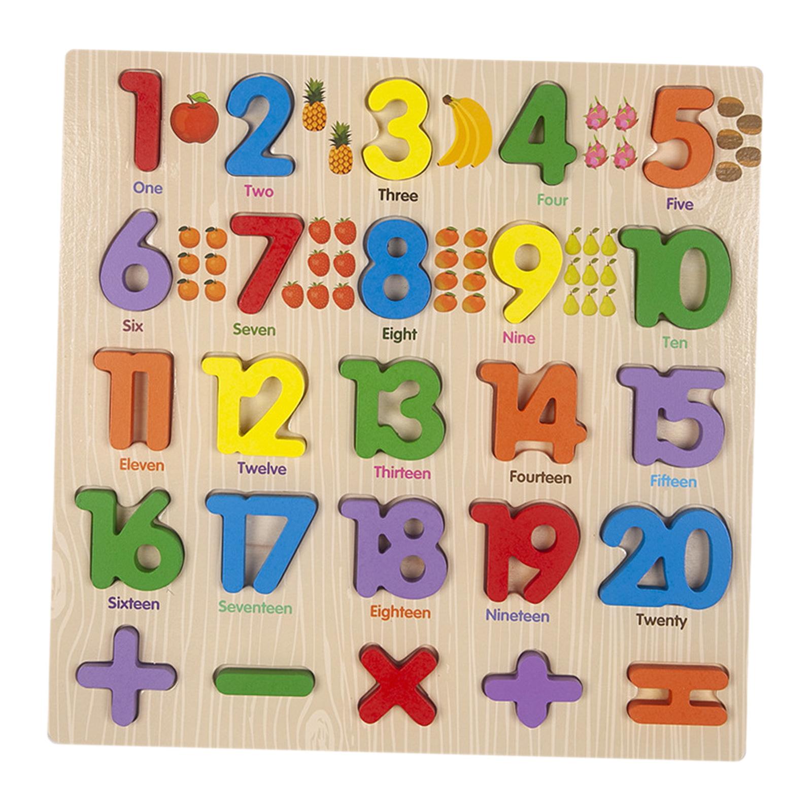 Wooden Peg Puzzles Jigsaw Board Fine Motor Skills Jigsaw Puzzle Children s Alphabet Puzzle Boards for Toddlers 2 3 4 Years Old