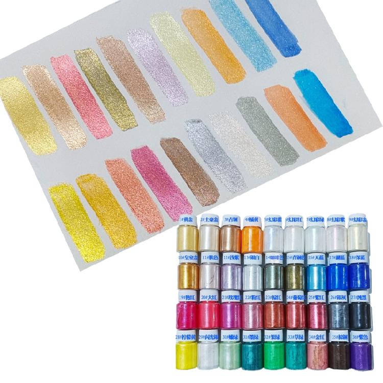 Kosmetisches perlmuttfarbenes natürliches Glimmermineralpuder Epoxidharzfarbe Perlenpulver