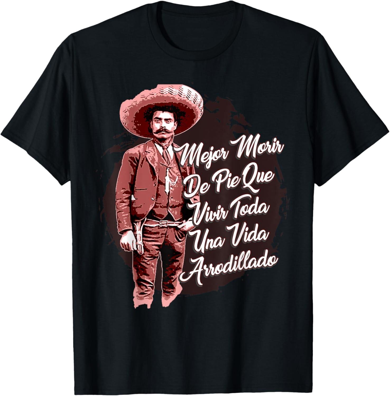 Emiliano Zapata Mexican Revolution General Hero T-Shirt T-Shirt S разноцветный