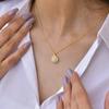 Opal and Moonstone Necklace, Dainty Necklace, Opal Jewelry, Cocktail Necklaces for Her, Minimalist Jewelry, Dainty Jewelry , Gifts for Her