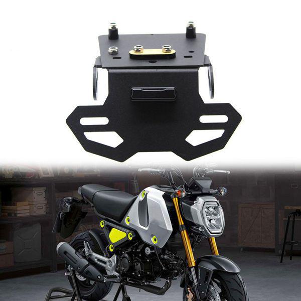 1 Pc Black Aluminum Alloy Motorcycle License Plate Holder for Honda