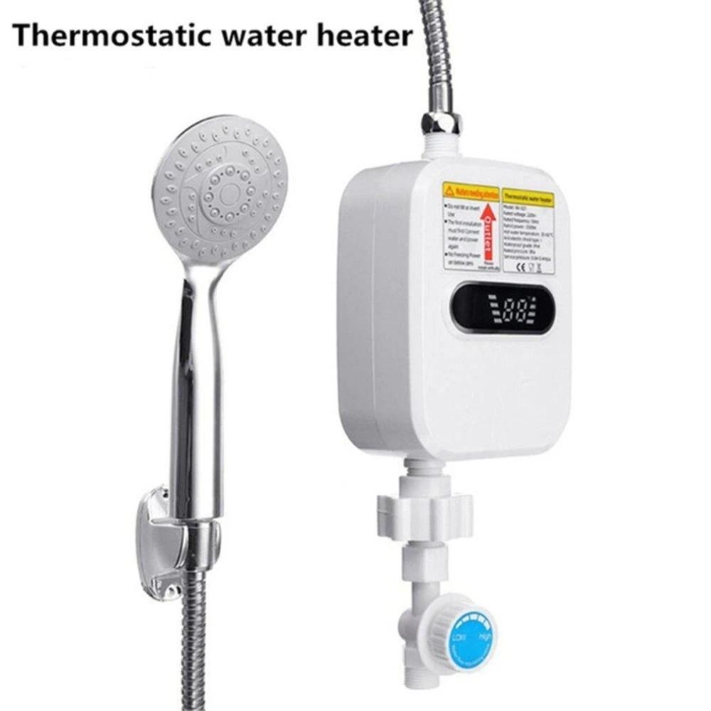LCD Temperature Display Electric Shower Heater Quick Heating Water Heating Device  Tap Sink Faucet