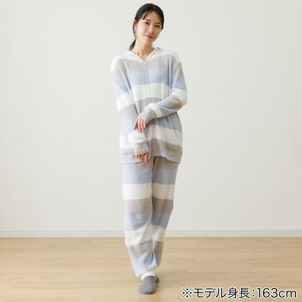 NITORI Fluffy Zip Hoodie HK5 BL F 2115100076003 Women's