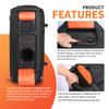 Portable Speaker Dust Cover Storage Bag Waterproof Without Wheels Carrying Case Fits for JBL PartyBox 720 for Outdoor Travel