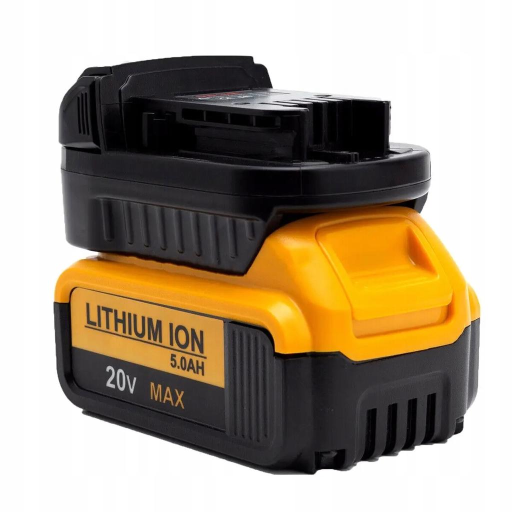 Rosfix Adattatore per Batteria Dewalt 18V a Milwaukee 18V – Compatibilità con Strumenti Milwaukee | Costruzione Robusta | Montaggio Facile