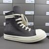 Men's High-Top Five-Pointed Star Canvas Shoes, 2026 Korean Style with Thick Soles for Casual Wear
