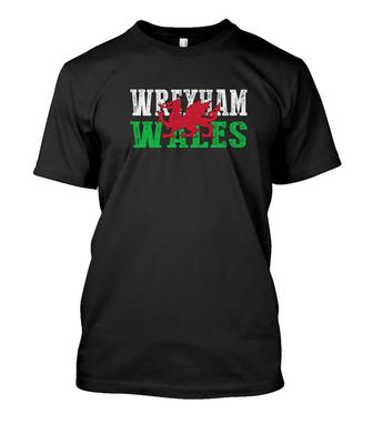 Wrexham Wales Retro Vintage Country Hometown Unisex T-Shirt