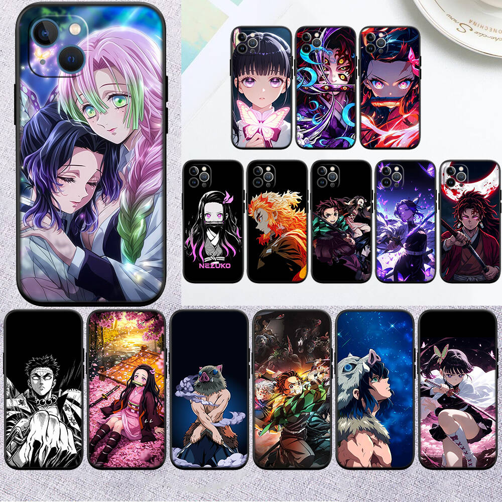 MH10 Anime Demon Slayer Phone Shell Case for iPhone 7 8 11 12 13 14 15 16 17 16E XS Pro Max XR X SE Air