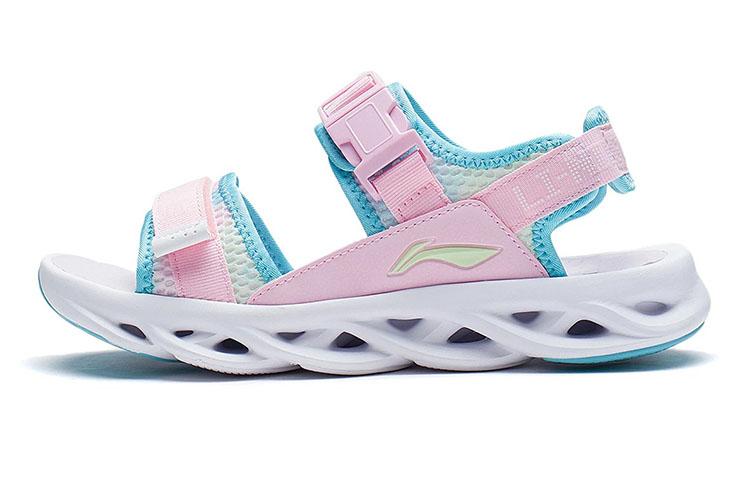 Li Ning YOUNG Коллекция Спортивная Жизнь Детские Сандалии Цвет Розовый Вишневый Цветок Подростки YKUS004-2 34