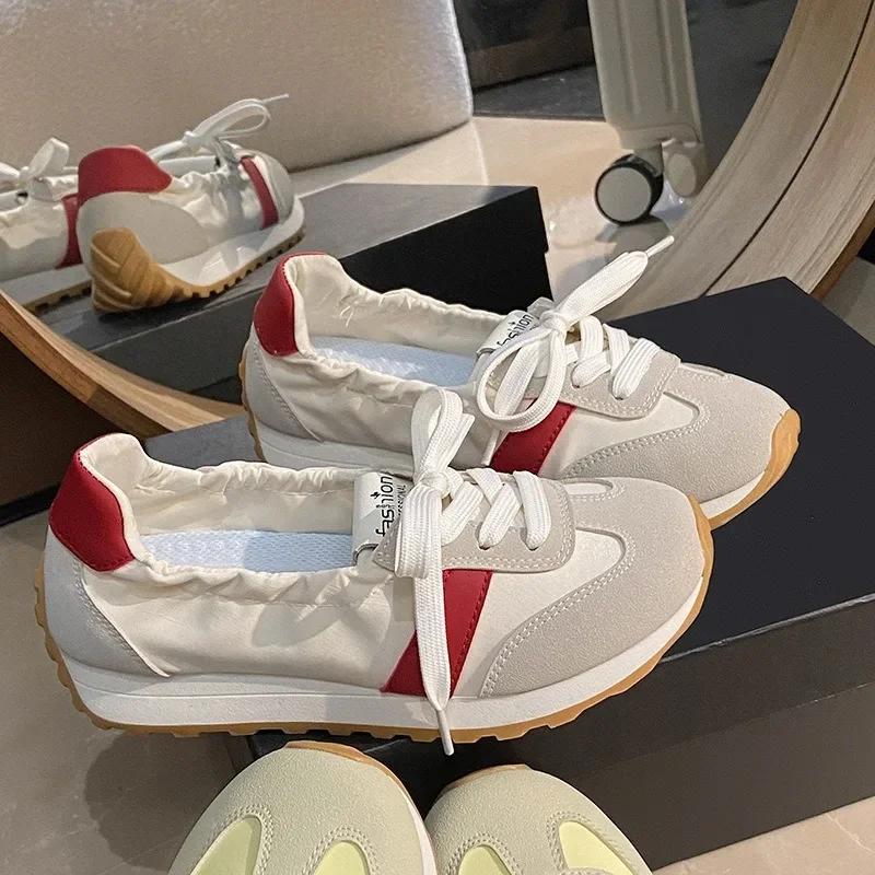 Fashion New Shallow Mouth Casual Sneakers for Women Designer Soft-soled Lightweight Outdoor Sports Women Luxury Shoes