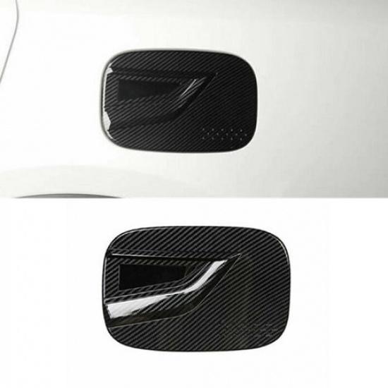 Carbon Fiber Fuel Oil Tank Gas Cap Cover Trim For KIA Sorento 2021 2022 2023