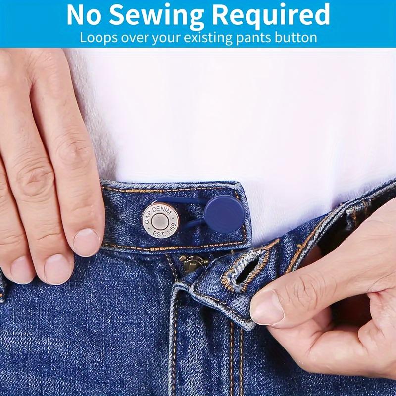 22pcs of Denim Button Extenders Adjustable Waist Extenders for Pants Suitable for Both Men And Women Available in Various Colors